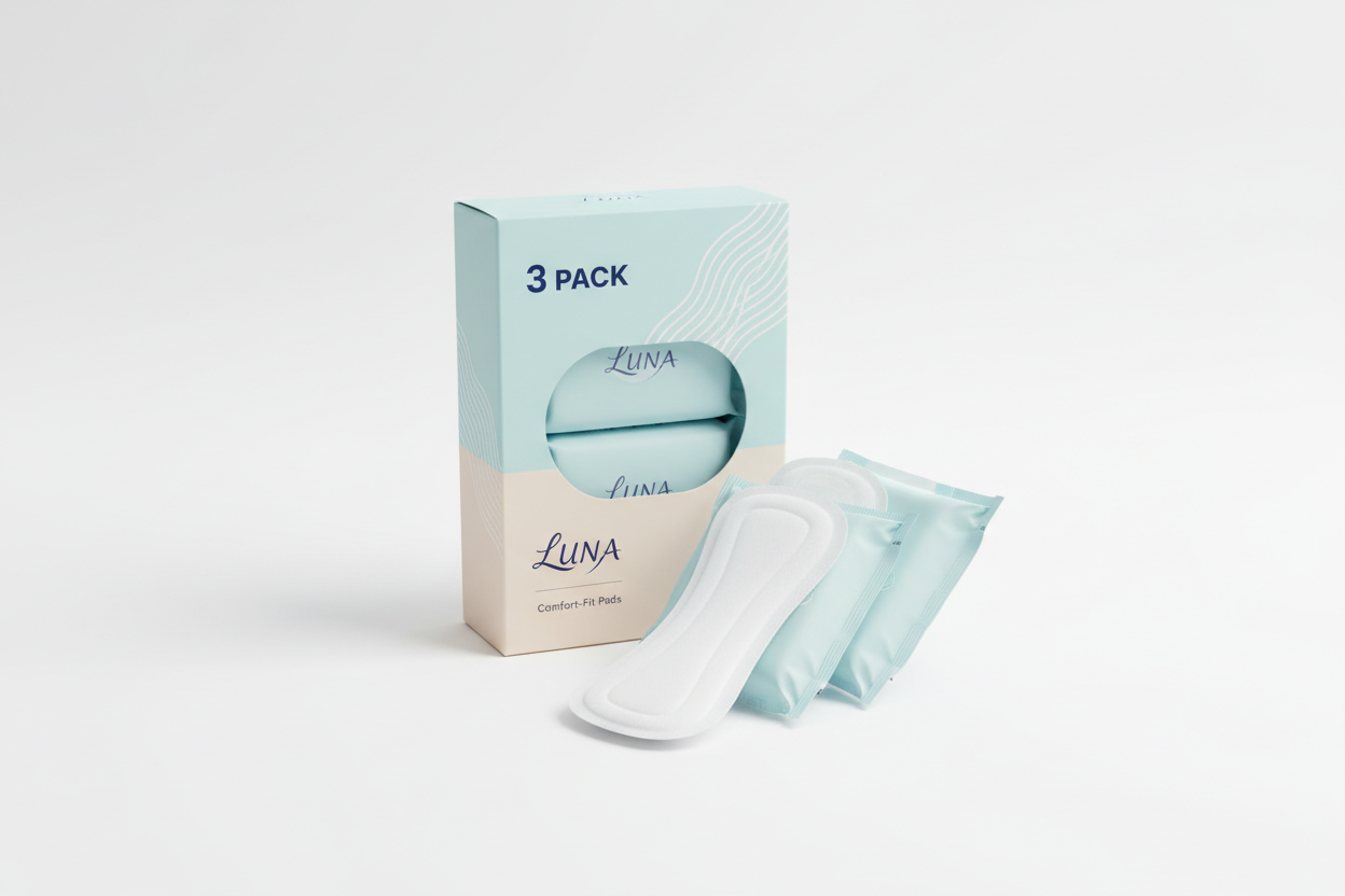 3 Packs of Sanitary Pads
